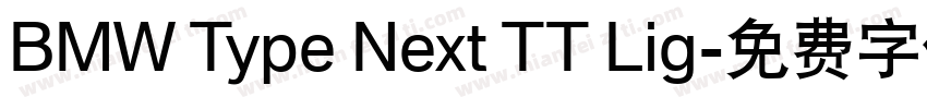 BMW Type Next TT Lig字体转换